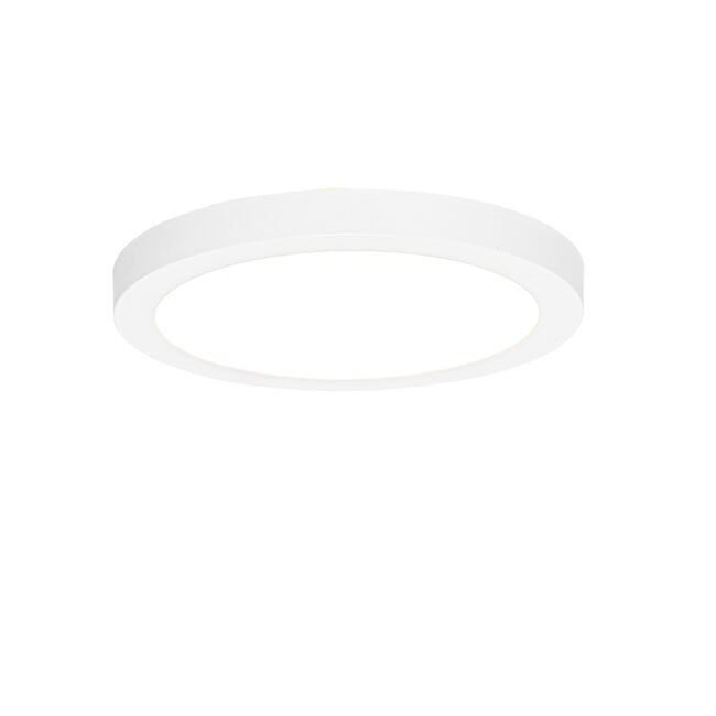 Zapuštěné nebo přisazené bodové bílé 22 cm včetně LED 3 stupně ztlumení do teplého - Trans