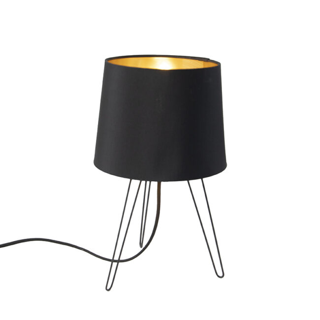 Moderní stolní lampa černá - Lofty