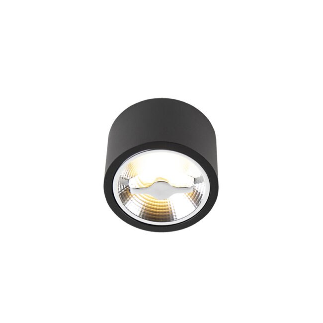 Moderní stropní bodová černá AR111 včetně LED - Expert