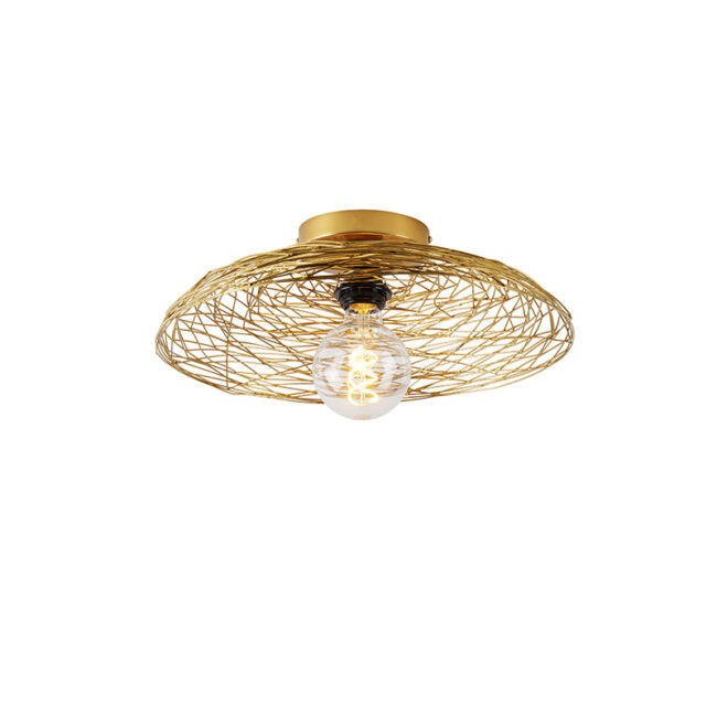 Orientální stropní svítidlo zlaté 40 cm - Glan