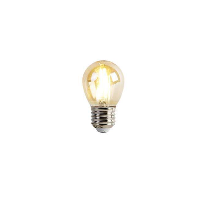 E27 stmívatelná LED lampa P45 goldline 3