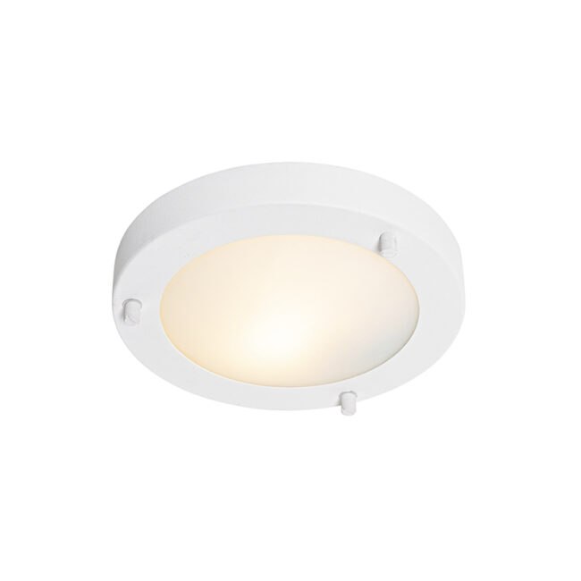 Moderní stropní svítidlo bílé 18 cm IP44 - Yuma