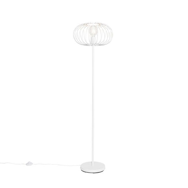 Designová stojací lampa bílá - Johanna