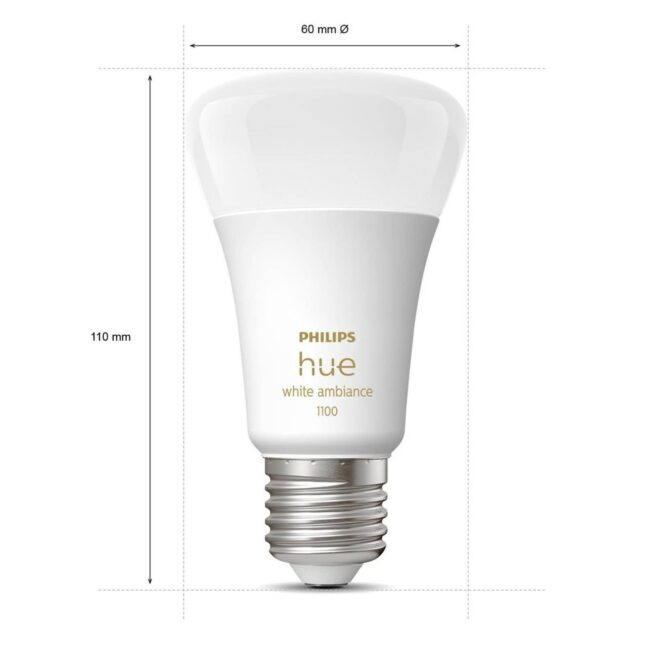 Philips Hue White Ambiance E27 8W LED žárovka