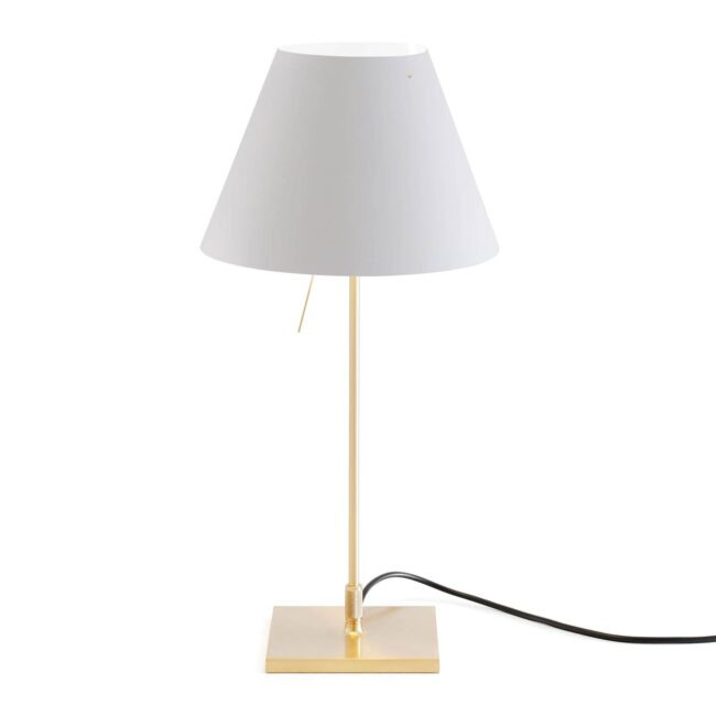Luceplan Costanzina stolní lampa mosaz