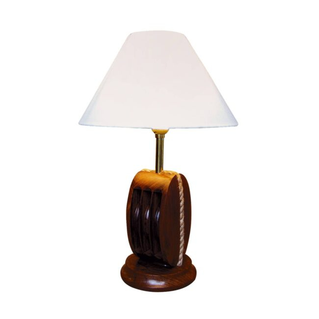 Dřevěná stolní lampa Ahoi